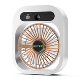 NNEDSZ Portable USB Rechargeable Misting Fan - Compact Personal Fan with Cooling Spray - White Colors