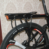 NNEDSZ Universal Adjustable Bicycle Rear Cargo Rack - Durable Aluminum Alloy Luggage Carrier