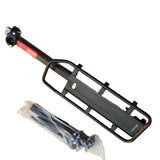 NNEDSZ Universal Adjustable Bicycle Rear Cargo Rack - Durable Aluminum Alloy Luggage Carrier