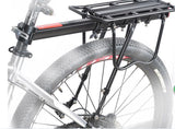 NNEDSZ Universal Adjustable Bicycle Rear Cargo Rack - Durable Aluminum Alloy Luggage Carrier