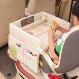 NNEDSZ Bear Children's Portable Car Seat Activity Tray - Multifunctional Travel Desk