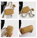 NNEDSZ Rose Red Trendy Crossbody Shoulder Bag with Tassel Accent - Compact and Stylish