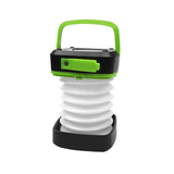 NNEDSZ Green Collapsible Solar LED Camping Lantern with USB Charging - Portable Outdoor Light