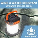 NNEDSZ Green Collapsible Solar LED Camping Lantern with USB Charging - Portable Outdoor Light