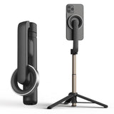 NNEDSZ Black Multifunctional Foldable Selfie Stick with Tripod Stand & Bluetooth Remote