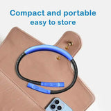 NNEDSZ White Hands-Free Adjustable LED Neck Reading Light with 3 Modes for Night Walking and Reading