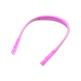 NNEDSZ Pink Hands-Free Adjustable LED Neck Reading Light with 3 Modes for Night Walking and Reading