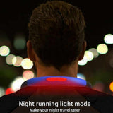 NNEDSZ Pink Hands-Free Adjustable LED Neck Reading Light with 3 Modes for Night Walking and Reading