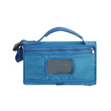 NNEDSZ Blue Portable Baby Diaper Changing Pad with Storage Pockets - Travel Essentials for Parents