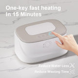 NNEDSZ White USB-Powered Baby Wet Wipes Warmer - Portable and Adjustable Heating