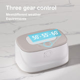 NNEDSZ White USB-Powered Baby Wet Wipes Warmer - Portable and Adjustable Heating