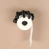 NNEDSZ Creative Hand-Shaped Toilet Paper Holder - Unique Wall-Mounted Design