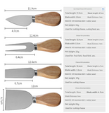 NNEDSZ Black Premium Wooden Cheese Board Set with Knives - Perfect for Entertaining