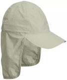 NNEDSZ Khaki UV Protection Outdoor Sun Hat with Neck Flap – Lightweight and Breathable