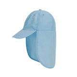 NNEDSZ Blue UV Protection Outdoor Sun Hat with Neck Flap - Lightweight and Breathable