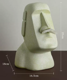 NNEDSZ Light Green Creative Moai Tissue Holder - Fun and Unique Decorative Dispenser