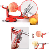 NNEDSZ 3-in-1 Apple Peeler, Corer, and Slicer with Suction Base – Effortless Fruit Prep