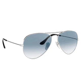 NNEDSZ Silver Classic Aviator Sunglasses - UV400 Protection with Metal Frame