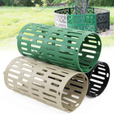 NNEDSZ Black Tree Guard Protector Roll (6 pieces/set) - Durable Plastic Garden Barrier for Plant Protection