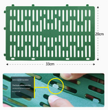NNEDSZ Green Tree Guard Protector Roll (6 pieces/set) - Durable Plastic Garden Barrier for Plant Protection