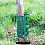 NNEDSZ Green Tree Guard Protector Roll (6 pieces/set) - Durable Plastic Garden Barrier for Plant Protection