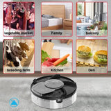 NNEDSZ Black Electric Rotating Fly Trap - 360 Degree Efficient Insect Catcher for Indoor Use