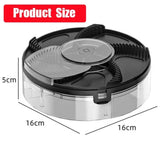 NNEDSZ Black Electric Rotating Fly Trap - 360 Degree Efficient Insect Catcher for Indoor Use
