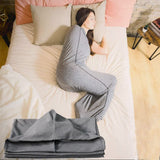 NNEDSZ Adult Mdel 185*50cm Full-Body Stretchable Sleep Sack - Lightweight Travel and Home Sleeping Bag