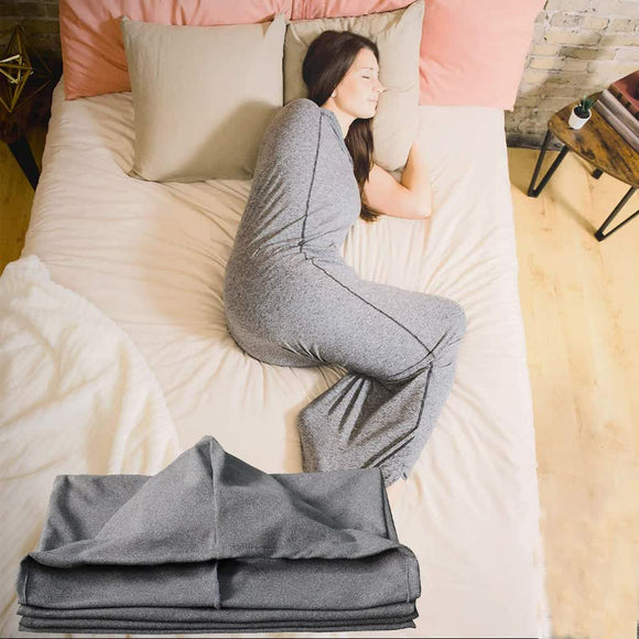 NNEDSZ Adult Mdel 170*40cm Full-Body Stretchable Sleep Sack - Lightweight Travel and Home Sleeping Bag