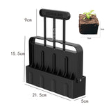 NNEDSZ 5x5 Soil Block Maker - Durable Handheld Gardening Tool for Seed Starting