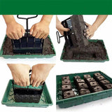 NNEDSZ 5x5 Soil Block Maker - Durable Handheld Gardening Tool for Seed Starting