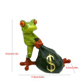 NNEDSZ Money Frog Figurine - Lucky Wealth Decorative Ornament"