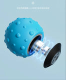 NNEDSZ Blue Rechargeable Electric Massage Ball - Vibrating Full-Body Muscle Relaxation Tool