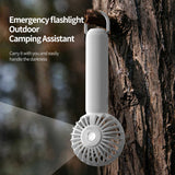 NNEDSZ Yellow Mini Handheld Rechargeable Fan - Portable USB-Powered Cooling with Keyring