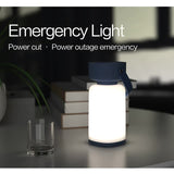 NNEDSZ Blue Rechargeable Portable Camping Lantern - Lightweight LED Tent Light with Handle