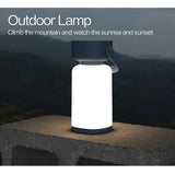 NNEDSZ Yellow-brown Rechargeable Portable Camping Lantern - Lightweight LED Tent Light with Handle