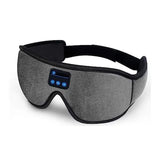 NNEDSZ Dark Grey 3D Contoured Bluetooth Sleep Eye Mask - Ultra Soft Wireless Music Mask for Travel, Meditation, and Sleep