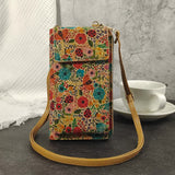 NNEDSZ G Elegance Vintage Bohemian Style Wallet with Multi-Compartment Design - Large Capacity Zipper Clutch for Women