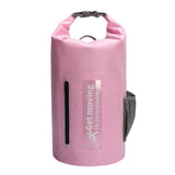 NNEDSZ Pink 10L Multifunctional Waterproof Dry Bag Backpack - Roll-Top Outdoor Bag for Water Sports and Travel
