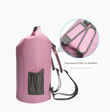 NNEDSZ Pink 10L Multifunctional Waterproof Dry Bag Backpack - Roll-Top Outdoor Bag for Water Sports and Travel