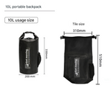 NNEDSZ Pink 10L Multifunctional Waterproof Dry Bag Backpack - Roll-Top Outdoor Bag for Water Sports and Travel