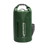 NNEDSZ Green 10L Multifunctional Waterproof Dry Bag Backpack - Roll-Top Outdoor Bag for Water Sports and Travel