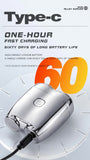 NNEDSZ Blue Portable Twin-Head Electric Shaver - Compact Rechargeable Razor for Men