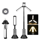 NNEDSZ Multifunctional Telescopic Camping Lantern – Portable LED Light with Adjustable Height and USB-C Charging (Up to 51.8 cm)
