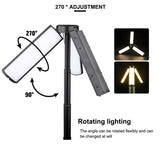 NNEDSZ Multifunctional Telescopic Camping Lantern – Portable LED Light with Adjustable Height and USB-C Charging (Up to 51.8 cm)