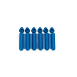 NNEDSZ Blue Reusable Silicone Ice Stick Mold - 10-Piece Set for Drinks and Bottles (6 x 1.2 cm per Stick)