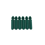 NNEDSZ Green Reusable Silicone Ice Stick Mold - 10-Piece Set for Drinks and Bottles (6 x 1.2 cm per Stick)