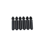 NNEDSZ Black Reusable Silicone Ice Stick Mold - 10-Piece Set for Drinks and Bottles (6 x 1.2 cm per Stick)