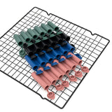 NNEDSZ Black Reusable Silicone Ice Stick Mold - 10-Piece Set for Drinks and Bottles (6 x 1.2 cm per Stick)