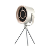 NNEDSZ White Portable Retro-Style Desktop Air Purifier with Tripod Stand